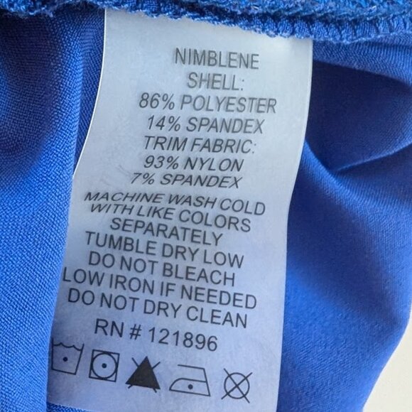 Title Nine "Snap" beach dress, sapphire color, size S, fast-dry fabric, airy - Picture 5 of 8